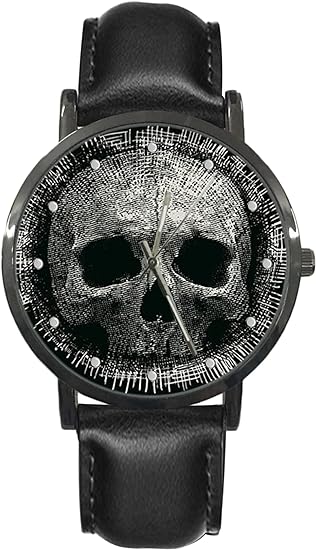 ONE:  Wrist Watches for Men and Women Color: Skull