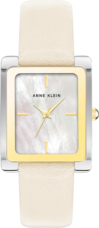 ONE:  Anne Klein Women's Leather Strap Watch