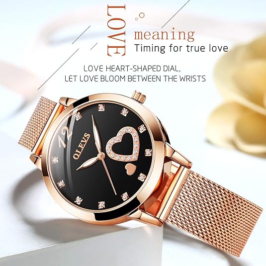 ONE:  Luxury Elegant Watch and Bracelet Set for Women:  Rhinestone with Bangles Starry Sky