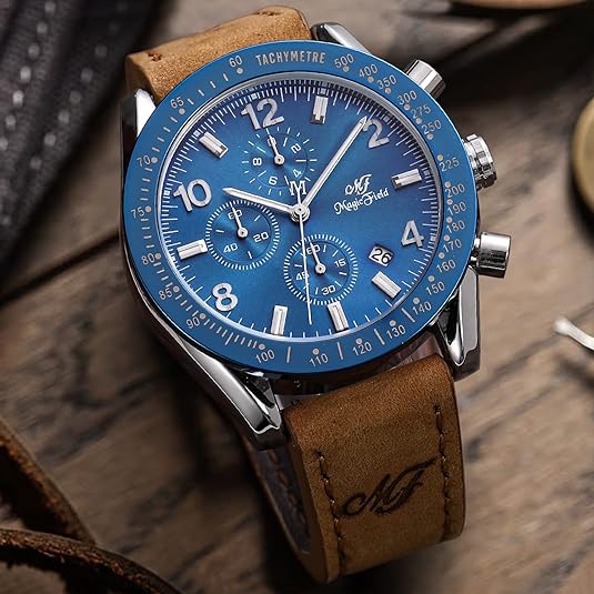 ONE: Luxury Wrist Watch Minimalist Men Square Dial Business Style Leather Strap Quartz Analog