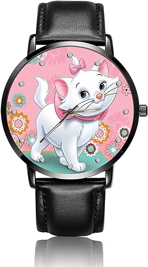 ONE: Wrist Watch for Men and Women Color: The Pink Cat