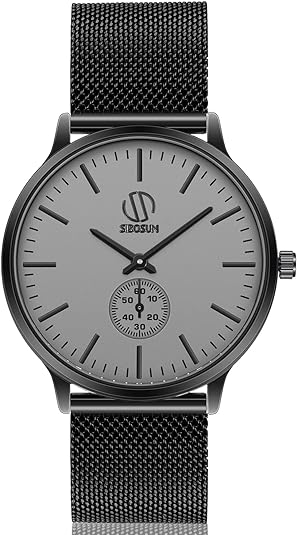 ONE: Luxury Wrist Watch Minimalist Men Square Dial Business Style Leather Strap Quartz Analog