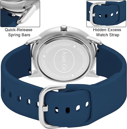 0NE: Luxury Wrist Watch Minimalist Men Square Dial Business Style Leather Strap Quartz Analog