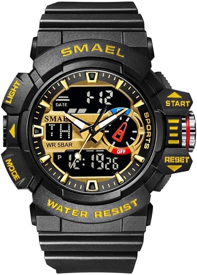 ONE: Men's Watches Multi Function Military S-Shock Sports Watch LED Digital Waterproof