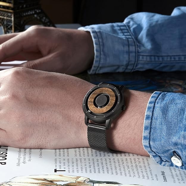 ONE:  Magnetic Levitation Wrist Watch Style Wooden