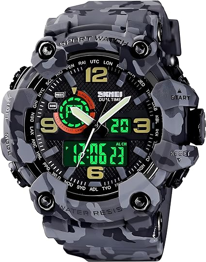 ONE: Men's Watches Multi Function Military S-Shock Sports Watch LED Digital Waterproof