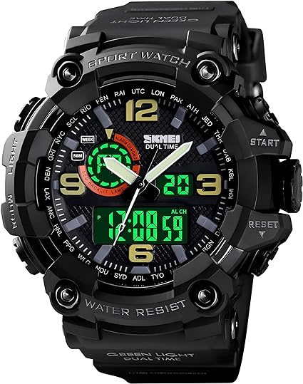 ONE: Men's Watches Multi Function Military S-Shock Sports Watch LED Digital Waterproof