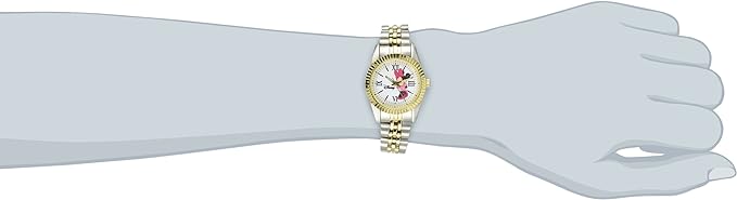 ONE: Disney Adult Classic Metal Bracelet Analog Quartz Watch