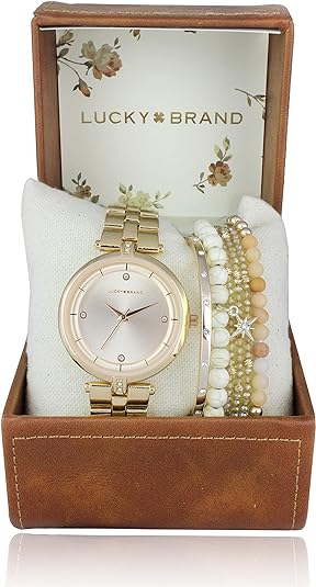 ONE:  Luxury Elegant Watch and Bracelet Set for Women:  Rhinestone with Bangles Starry Sky