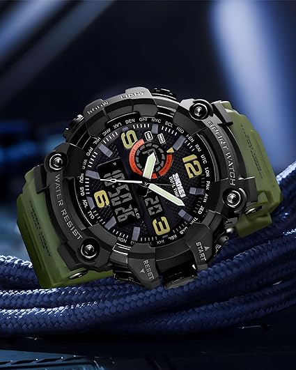 ONE: Men's Watches Multi Function Military S-Shock Sports Watch LED Digital Waterproof