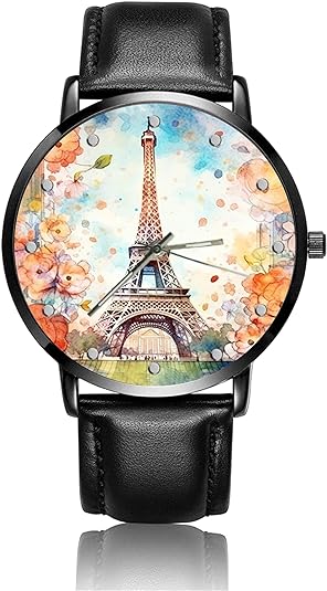 Copy of ONE: Wrist Watch for Men and Women Color: Vintage Paris Eiffel Tower on