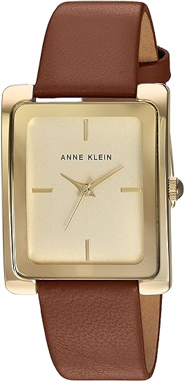 ONE:  Anne Klein Women's Leather Strap Watch