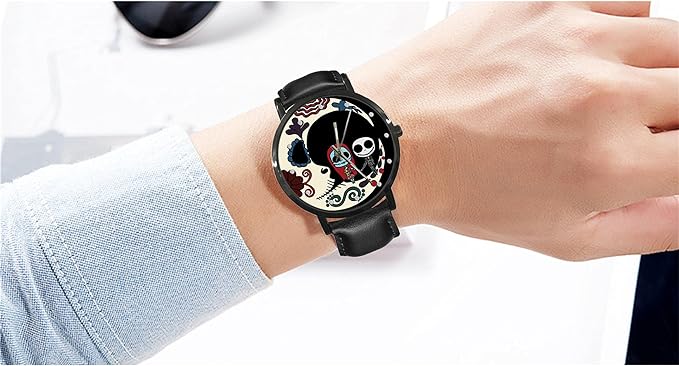 ONE:  Wrist Watches for Men and Women Color: The Night Love Before Christmas Cute Sally