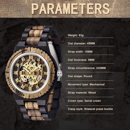 ONE: Wrist Watch Easy to Read  Style