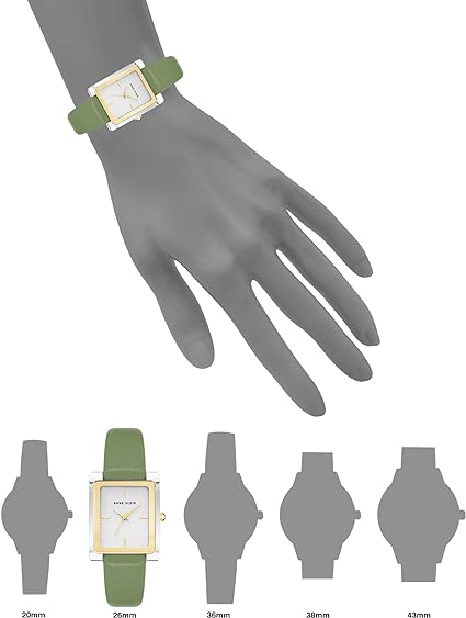 ONE:  Anne Klein Women's Leather Strap Watch