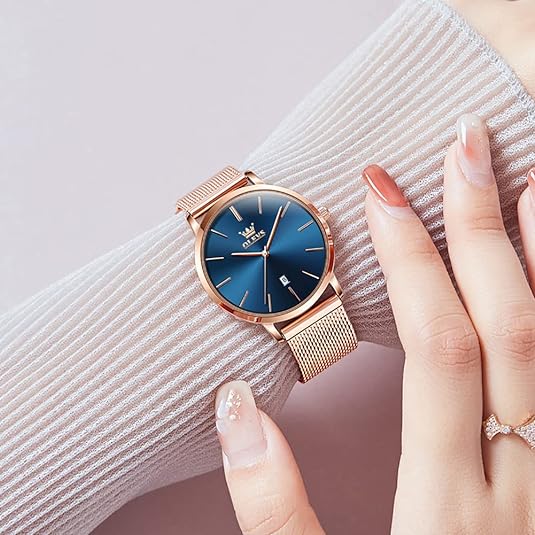 ONE:  Luxury Elegant Watch and Bracelet Set for Women:  Rhinestone with Bangles Starry Sky
