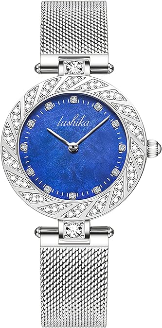 ONE:  Luxury Elegant Watch and Bracelet Set for Women:  Rhinestone with Bangles Starry Sky