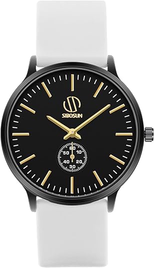 ONE: Luxury Wrist Watch Minimalist Men Square Dial Business Style Leather Strap Quartz Analog