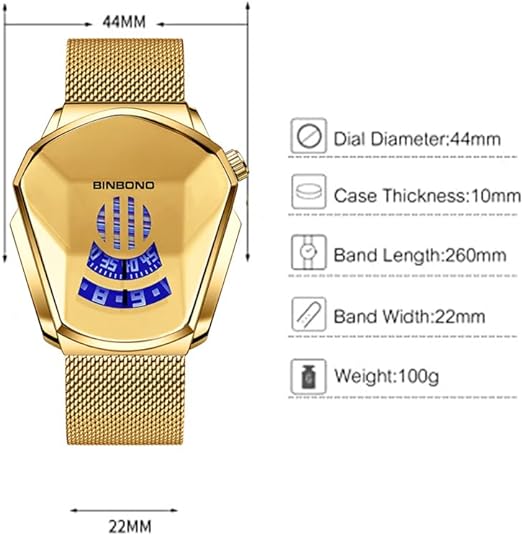 ONE: Unique Watch: Fashion Binary Matrix Watch