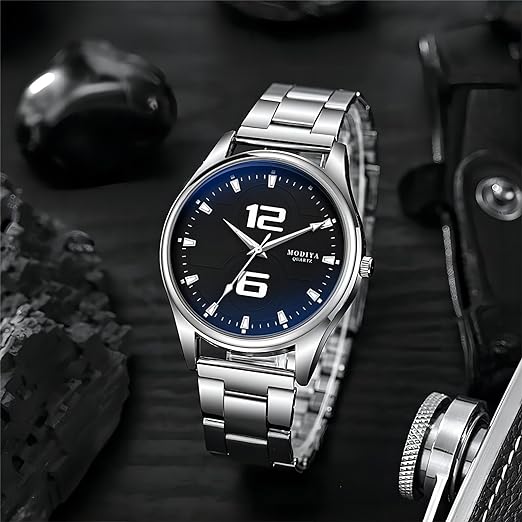 ONE: Men's Casual Classic Luxury Wrist Watch, Analog Quartz Stainless Steel
