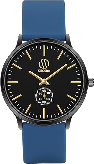 ONE: Luxury Wrist Watch Minimalist Men Square Dial Business Style Leather Strap Quartz Analog