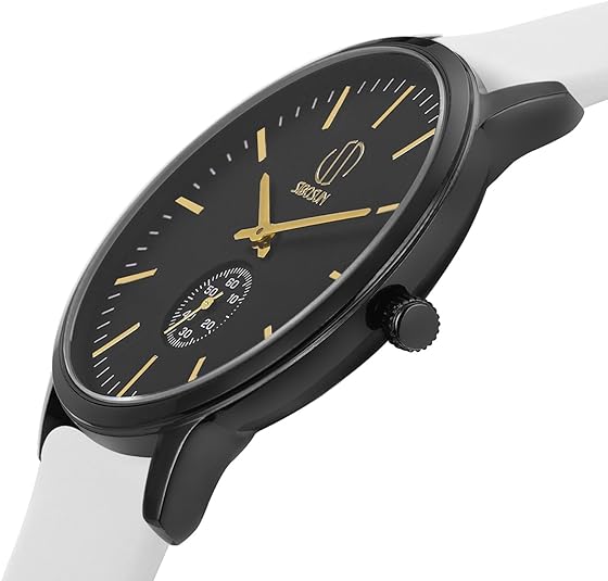 ONE: Luxury Wrist Watch Minimalist Men Square Dial Business Style Leather Strap Quartz Analog