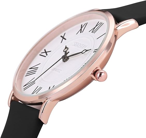 ONE: Luxury Wrist Watch Minimalist Men Square Dial Business Style Leather Strap Quartz Analog