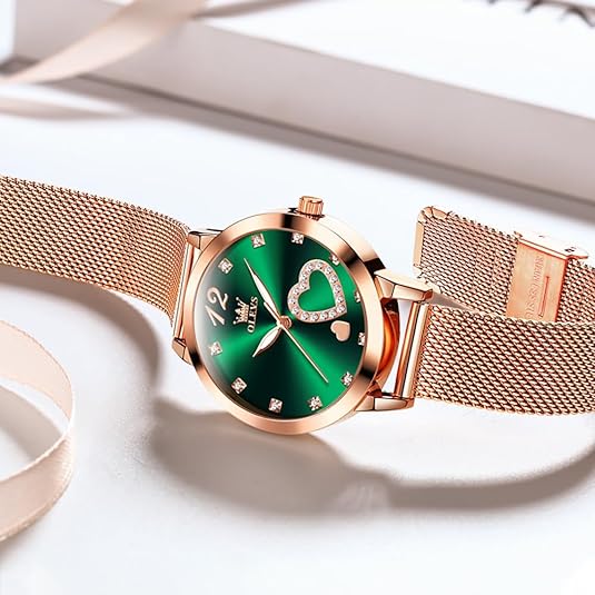ONE:  Luxury Elegant Watch and Bracelet Set for Women:  Rhinestone with Bangles Starry Sky