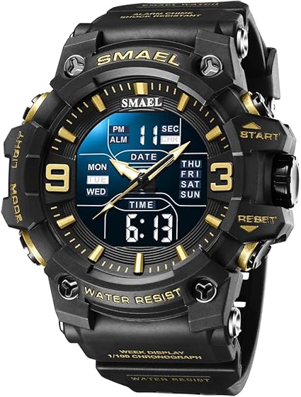 ONE: Men's Watches Multi Function Military S-Shock Sports Watch LED Digital Waterproof