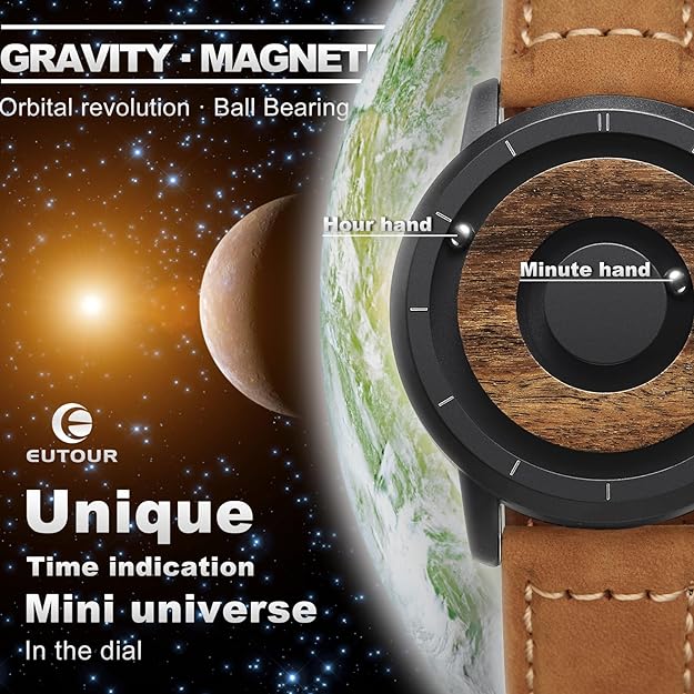 ONE:  Magnetic Levitation Wrist Watch Style Wooden