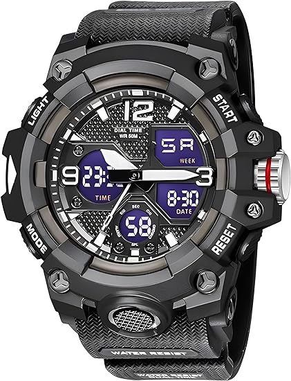 ONE: Men's Watches Multi Function Military S-Shock Sports Watch LED Digital Waterproof