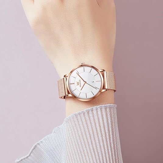 ONE:  Luxury Elegant Watch and Bracelet Set for Women:  Rhinestone with Bangles Starry Sky