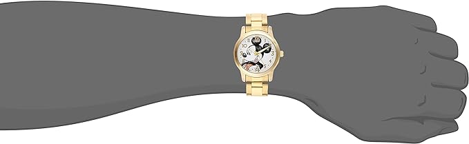 ONE: Disney Adult Classic Metal Bracelet Analog Quartz Watch