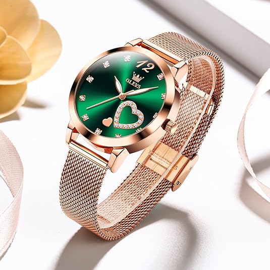 ONE:  Luxury Elegant Watch and Bracelet Set for Women:  Rhinestone with Bangles Starry Sky
