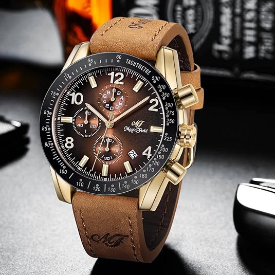 ONE: Luxury Wrist Watch Minimalist Men Square Dial Business Style Leather Strap Quartz Analog