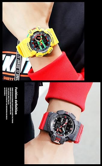 ONE: Men's Watches Multi Function Military S-Shock Sports Watch LED Digital Waterproof