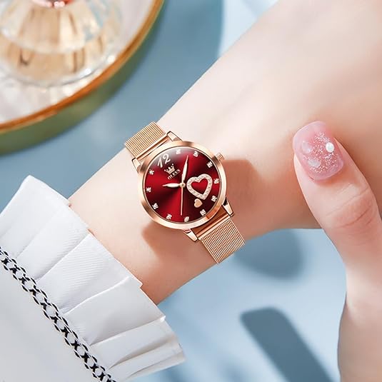 ONE:  Luxury Elegant Watch and Bracelet Set for Women:  Rhinestone with Bangles Starry Sky