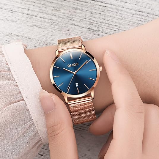 ONE:  Luxury Elegant Watch and Bracelet Set for Women:  Rhinestone with Bangles Starry Sky