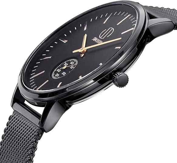 ONE: Luxury Wrist Watch Minimalist Men Square Dial Business Style Leather Strap Quartz Analog