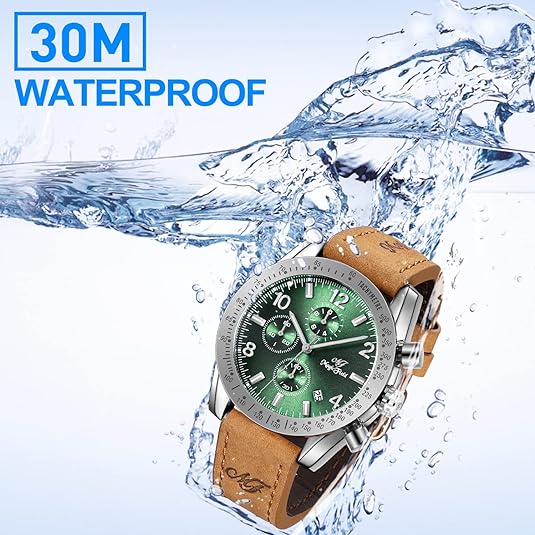 ONE: Luxury Wrist Watch Minimalist Men Square Dial Business Style Leather Strap Quartz Analog