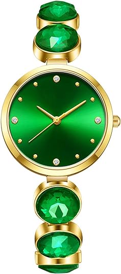 ONE: Luxury Elegant Wrist Watch for Women Analog Quartz Rhinestone  Bangle Bracelet Jewelry