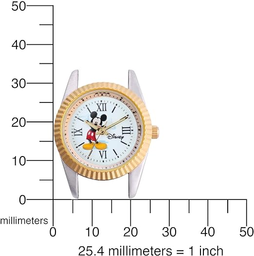 ONE: Disney Adult Classic Metal Bracelet Analog Quartz Watch