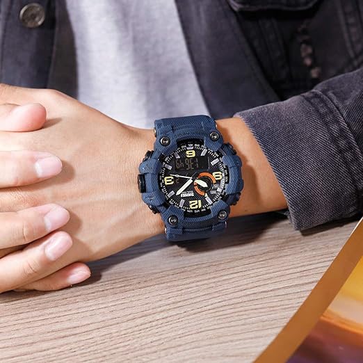 ONE: Men's Watches Multi Function Military S-Shock Sports Watch LED Digital Waterproof