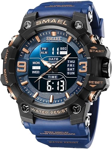 ONE: Men's Watches Multi Function Military S-Shock Sports Watch LED Digital Waterproof