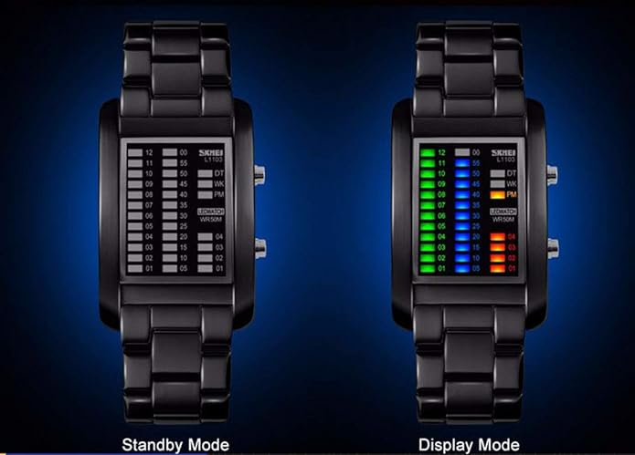 ONE: Unique Watch: Fashion Binary Matrix Watch