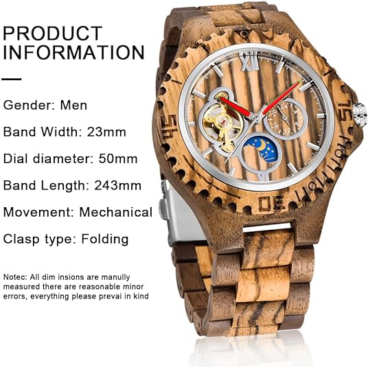 0NE: Wrist Watch Easy to Read  Style