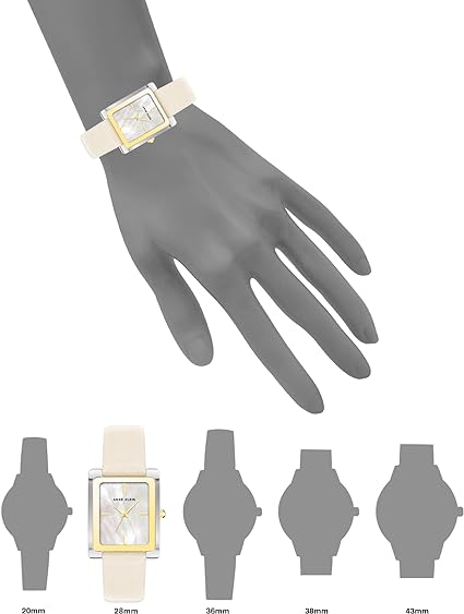 ONE:  Anne Klein Women's Leather Strap Watch