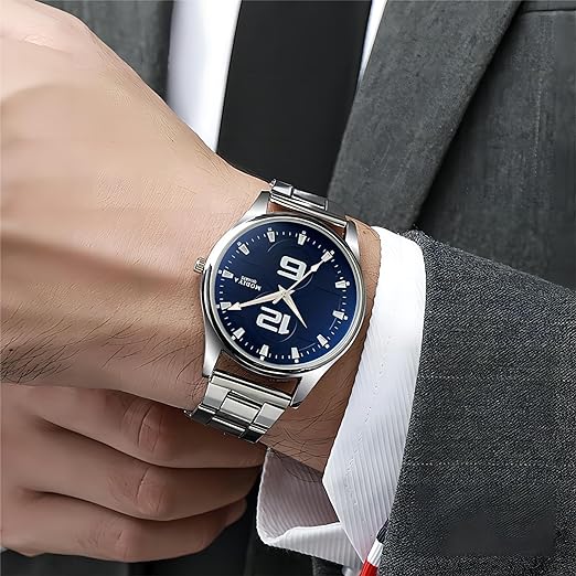 ONE: Men's Casual Classic Luxury Wrist Watch, Analog Quartz Stainless Steel