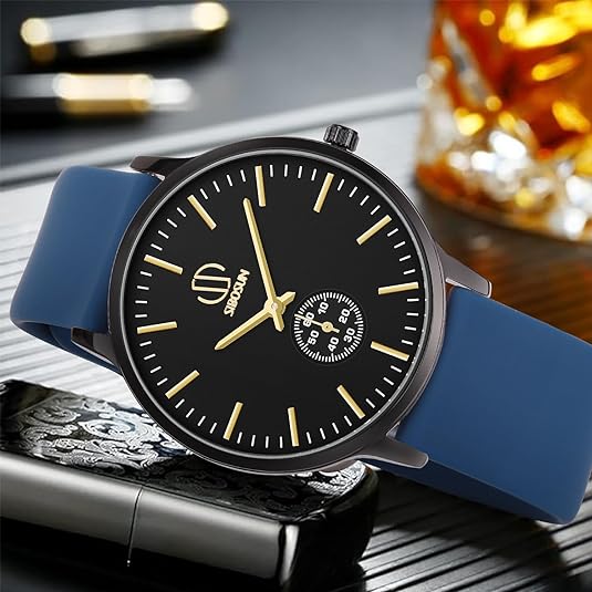 ONE: Luxury Wrist Watch Minimalist Men Square Dial Business Style Leather Strap Quartz Analog