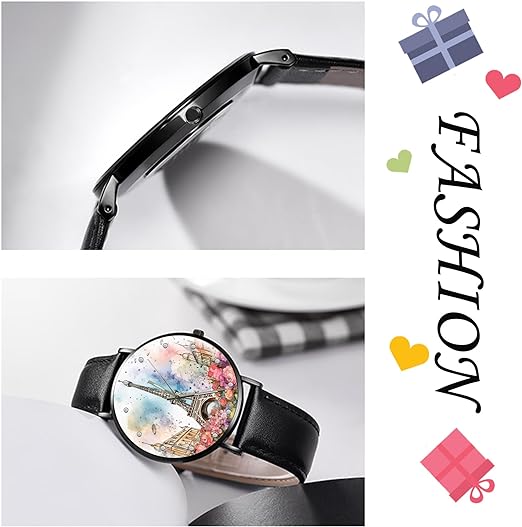 ONE:  Wrist Watches for Men and Women Color: Van Gogh Starry Night